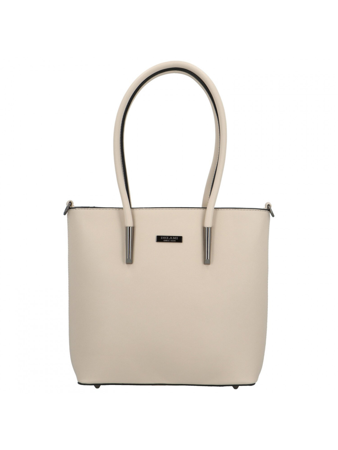 Elegantní dámská kabelka na rameno Delami Ginnie krémová